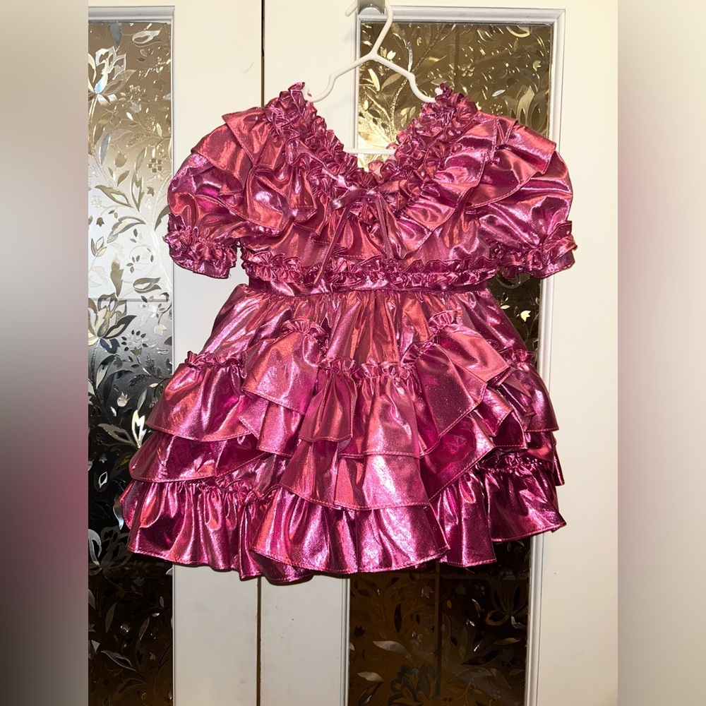 4 1980s Vintage Matha’s Miniatures Pageant Dresses little girl sizes 4, 5, 6& 6x - Picture 2 of 16